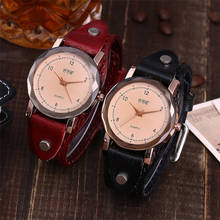 CCQ Brand Genuine Leather Bracelet Watches Luxury Women Men Quartz Wristwatches Clock Gift Montre Femme 2024 - buy cheap