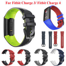 Correa de silicona colorida para reloj inteligente Fitbit Charge 3, repuesto de pulsera para Fitbit Charge 4 2024 - compra barato