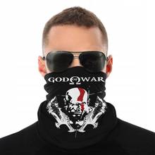 KRATOS GOD OF WAR Scarf Half Face Mask Men Women Halloween Tube Mask ps3 Balaclava Bandanas Polyester Headwear Cycling Hiking 2024 - buy cheap