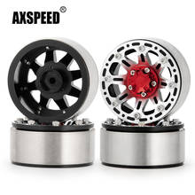 AXSPEED Heavy Duty Metal Alloy 1.9 Inch Beadlock Wheel Rims Hub for Axial SCX10 TAMIYA CC01 1:10 RC Crawler Car Model Parts 2024 - buy cheap