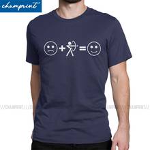 Sad Face Add Bow Hunting Archery Is Happy Face T Shirt for Men Leisure T-Shirt Crew Neck Arrow Archer Sports Tees Gift Idea 2024 - buy cheap