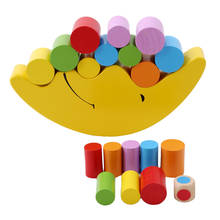 Baby Early Learning Toy Wood Moon Balancing Educational Toys Building Blocks Kids Children Balancing Toy JK993454 2024 - buy cheap