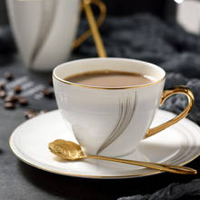 220ml / 300ml Modern Coffee Cup Saucer Handle Mug Ceramic Bone china Cups Flower Tea Mugs Milk Cups Drinkware Teaware Decoration 2024 - buy cheap