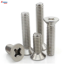 M4 Cross Recessed Counters Flat Head Screw KM Electronic Small Phillip Tail Screws Vis Inoxydable Parafuso Inox DIN965 ISO7046 2024 - buy cheap