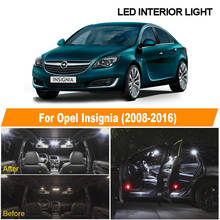 13pcs White Canbus Error Free Car LED Interior Light Kit For 2008-2016 Opel Insignia Map Dome Reading Ceiling Trunk Light 2024 - buy cheap