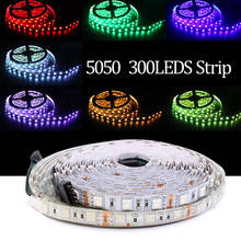 12V Led Strip Light 5050 SMD 60leds/m 5M 300Leds RGB LED Diode Ribbon Warm White Flexible Tape lamp For Party Decoration 2024 - buy cheap