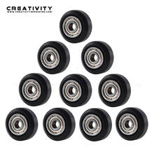 10PC Openbuilds Plastic wheel POM with Bearings big Models Passive Round wheel Idler Pulley Gear perlin wheel for CR10 Ender 3 2024 - buy cheap