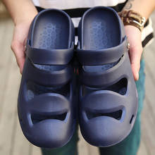 Men Clogs Sandals Casual Summer Shoes Men Fashion Flip Flops Gladiator Sandals Light Beach Shoes Schoenen Mannen 2024 - buy cheap