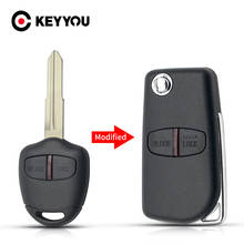 KEYYOU Modified Car Remote Control Key For Mitsubishi L200 Shogun Pajero Triton Uncut MIT11/MIT8 433MHz 2/3 Buttons ID46 Chip 2024 - buy cheap