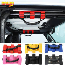 BAWA 4 pcs Weave Grab Handle Rope Strap Accessories for Jeep Wrangler CJ YJ TJ JK  Jimny Interior Mouldings Accessories 2024 - buy cheap