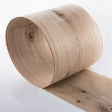 Nudo auténtico Natural de roble, chapa de madera Natural, Burl, muebles Vintage, 20x250cm, 0,2mm de espesor 2024 - compra barato