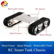 Metal Panel RC Tank Chassis Aluminum Alloy Clawer Car Chassis Kit Tracked Model Set Easy To Install Metal Wheel  Remote Control 2024 - buy cheap