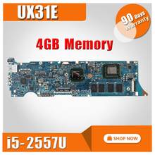 UX31E for ZenBook For Asus Laptop Motherboard UX31 UX31E I5-CPU 4G-RAM original mothebroard 100% test ok 2024 - buy cheap