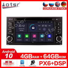 AOTSR Android 10.0 PX6 Player Navigation radio cassette recorder 2din For Subaru Forester Impreza stereo receiver 2008-2013 IPS 2024 - buy cheap