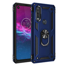 for Motorola Moto One Action Case Cover Military Armor Shockproof Car Holder Magnet Phone Case Shell 2024 - buy cheap