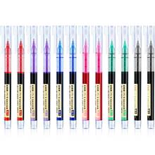 Bolígrafo de punta extrafina, tinta líquida de secado rápido, 0,5mm, 6 colores, 12 Uds. 2024 - compra barato