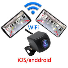 Беспроводная Автомобильная камера заднего вида, WIFI камера заднего вида, видеорегистратор HD ночного видения, мини-тахограф для iPhone и Android 2024 - купить недорого