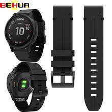 Pulseira de couro de 20mm, pulseira para garmin fenix 6s 5S plus gps, relógio inteligente com liberação rápida, fácil ajuste 2024 - compre barato