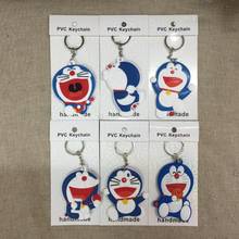 LLavero de Anime de Doraemon Smile, figura de PVC, regalos de cumpleaños, Unisex 2024 - compra barato