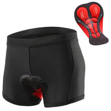 Lixada-pantalones cortos de ciclismo para hombre, ropa interior transpirable con almohadilla de Gel, para ciclismo de montaña 2024 - compra barato