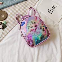 Disney princess children cartoon school bag girl Frozen Elsa backpack shoulder bag sofia kindergarten handbag 2024 - buy cheap