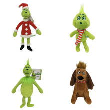 Cartoon Anime Movie Plush Toy Grinch Max Dog Stuffed Doll Birthday Christmas Children’s Day Gift 2024 - buy cheap