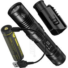 Nitecore-linterna EC20 con puerto USB 2021, batería de carga directa, soporte NTH10, CREE XM-L2, LED 960LMs, para acampar al aire libre, 18650 2024 - compra barato