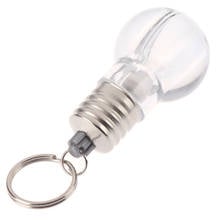 Hot sale Creative Colorful Changing LED Flashlight Light Mini Bulb Lamp Key Chain Ring Keychain Clear Lamp Torch Keyring 2024 - buy cheap