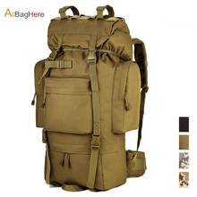 65L Hiking Hunting Backpack Tactical Comfort Military Style Bag Waterproof High Capacity Outdoor Sport Camping Hiking Travel Bag 2024 - buy cheap