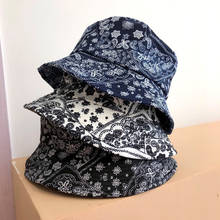 Chapéu de algodão flor de caju para o verão, chapéu para homens e mulheres, chapéu de pesca do bob street e panamá ao ar livre 2024 - compre barato