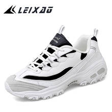 LEIXAG  Women Clunky Sneaker Mesh Breathable Height Increase Female Outdoor Running Shoes Women's Lace Up Platform Sports Shoes 2024 - buy cheap