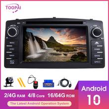 TOOPAI Android 10 For Toyota Corolla E120 Altis E120 BYD F3 Car Multimedia Player GPS Navigation Auto Radio DVD SWC IPS 2din New 2024 - buy cheap