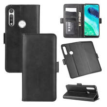 Case For MOTO G Fast Leather Wallet Flip Cover Vintage Magnet Phone Case For MOTO G Fast Coque 2024 - buy cheap
