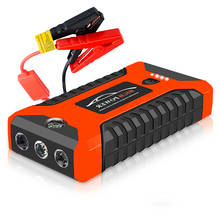 Arrancador de batería de coche, Banco de energía de 12V, 20000mAh, para iPhone, Xiaomi, teléfonos, tableta, con linterna, batería de arranque de emergencia para coche 2024 - compra barato