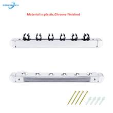 Chromeplate Vertical 6 Rods Rack Fishing Pole Holder Display Racks Fixing Wall Mounted Collection Storage Stand Fishing Rod Kiln 2024 - buy cheap