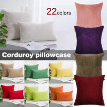 Nordic Simple Striped Velvet Corduroy Sofa Cushion Cover 30x50/45x45cm Decor Throw Pillow Case Home Hotel Office Pillow Cover 2024 - buy cheap
