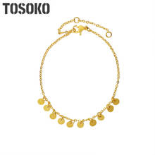 TOSOKO Stainless Steel Jewelry Special Custom 10 Small Round Brand Handmade Bracelet Women Fashion Bracelet BSE146 2024 - buy cheap