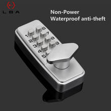 LBA High Grade Digital Mechanical Password Door Lock Push Button Keyless Code Furniture Handle Locks Waterproof Dustproof Lock 2024 - buy cheap