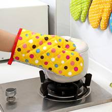 1 шт. термоизолированные термостойкие перчатки для духовки, утолщенные перчатки для кухни, инструмент для выпечки, Нескользящие термостойкие перчатки 2024 - купить недорого