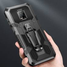 Funda a prueba de golpes para Xiaomi Redmi Note 9 S, carcasa con soporte y Clip para cinturón, Armadura 2024 - compra barato