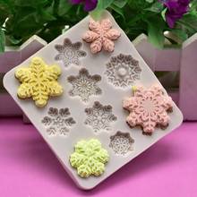 DIY Baking Molds Cake Decorating Tools Silicone Mold Christmas Snowflake Shape Cake Chocolate Clay Fondant Moulds Kitchen Gadget 2024 - buy cheap