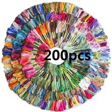 200Pcs Embroidery Thread Skeins Multi Colors Option Floss Similar DMCdmc Anchor Cross Stitch Cotton Sewing Embroideried Threads 2024 - buy cheap