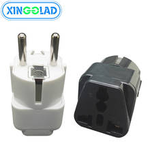 EU Schuko International Plug Adaptor Power Electrical  US UK AU To European Standard Universal Travel Outlet Socket 10/16A 250V 2024 - buy cheap
