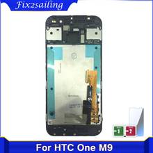 5,0 дюймов LCDS для HTC One M9 M9E M9W дисплей сенсорный экран дигитайзер с рамкой для M9 дисплей запасные части закаленное стекло 2024 - купить недорого