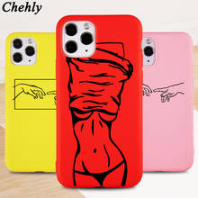 Chehly Fashion Phone Case for IPhone 6s 7 8 11 Plus Pro X XS MAX XR SE Sexy Lady Cases Soft Silicone Fitted TPU Accessorie Cover 2024 - buy cheap