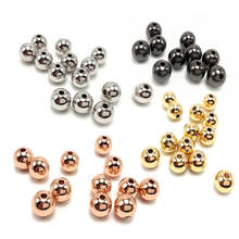 DIY Bead 100% Stainless Steel Spacer Beads Loose Beads Bracelet DIY Jewelry Accessories Beads Wholesale 100PCS 2024 - buy cheap