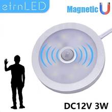 Lámpara de techo con Sensor de movimiento PIR infrarrojo, iluminación Led de 12V para interior, hogar, escalera, cocina, armario, inducción inteligente de cuerpo humano 2024 - compra barato