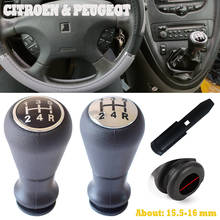 Car Leather Boot Gear Shift Knob Head Lever Cover Accessories For Citroen Saxo/Xsara/Xantia/ C2/C3 Pluriel/C3 Picasso/C4/C4 2024 - buy cheap