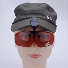 Vazrobe клипса на поляризованных солнцезащитных очках для мужчин и женщин рыбацкие очки Флип-зажим кепки очки для ночного вождения UV400 регулируемые линзы 2024 - купить недорого