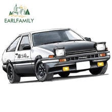 EARLFAMILY-pegatina de vinilo para coche, pegatina con inicial D, para motocicleta, Graffiti, oclusión, parachoques, gráficos RV, 13cm x 6,7 cm 2024 - compra barato